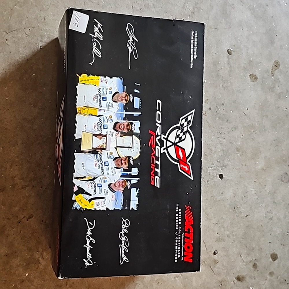 Collectible Corvette Racing 1:18 scale model.  Driven by Dale Sr and Jr.